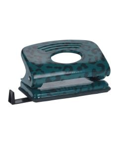 Paper hole puncher, Green Panther, Lush, metal, 12x6x4 cm, green, 1 piece