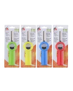 Fire lighter, BBQ, plastic and metal, 18x4.9x1.7 cm, miscellaneous, 1 piece