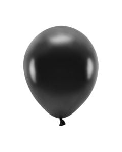 Eco balloons, Party Deco, latex, 26 cm, black, 100 pieces, 1 pack