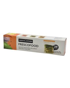 Food storage bag, FrescoFood, plastic, 24x27.5 cm, transparent, 1 piece