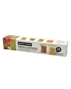 Food storage bag, FrescoFood, plastic, 25.5x33 cm, transparent, 1 piece