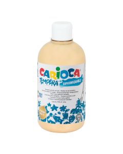 Tempera paint for kids, Carioca, plastic, 500 ml, light pink, 1 piece