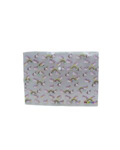 Button file folder, plastic, 21x29.7 cm, transparent, 1 piece