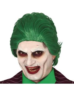 Scary Wig, Joker, Synthetic, Green