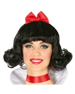 Wig Snow White, synthetic, one-size, black