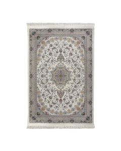 Persian carpet, 100% acrylic, beige / cream, 150 x 220 cm