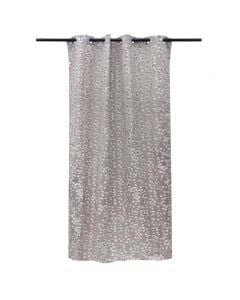 Decorative curtain, polyester, brown, 135 x 260 cm