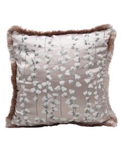 Decorative pillow, polyester, brown, 50 x 50 cm