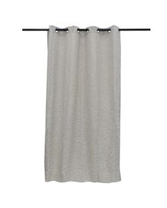 Ring curtains, polyester, pearl cream, 130 x 260