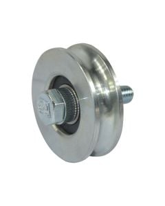 Rollers with bolt U shape, metalic, 60 mm