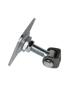 Hinge with spline, steel, 20mm