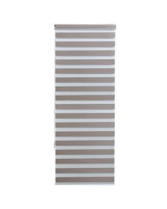 Grilë zebra, poliestër / kasë plastike, kafe, 91x240 cm
