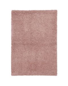 Carpet shaggy Boston, 70% synthetic yarn / 30 jute, pink, 150x220 cm