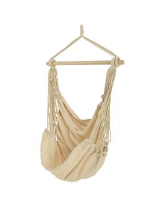 Hammock ,55 % cotton- 45% polyester, white,30-130-H100 cm