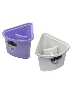 Spoon holders and forks, plastic, purple