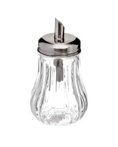 sugar bowl, glass, transparent, 180ml