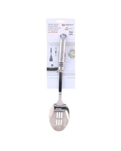 Slotted spoon Alpina, inox, silver, 33.5 cm
