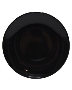 Ege dessert plate, ceramic, black, Dia.20 cm