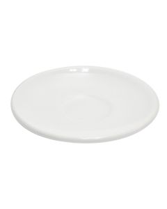 Kera tea cup plate, ceramic, white, Dia.11 cm