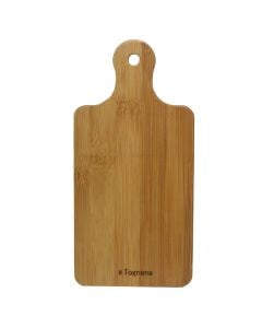 Cutting board, bamboo, brown, 21x10 cm