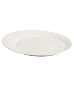 Kaleidos oval plate, porcelain, white, Dia.26 cm