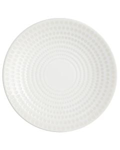 Galaxy White dessert plate, glass, white, Dia.21 cm
