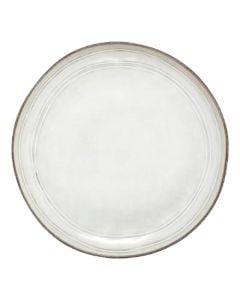 Flower Gray serving dish, sandstone, gray shades, Dia.26.5 cm