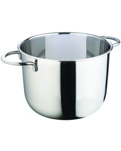 Deep Induction stainless steel cooker Etherna, stainless steel 18/10, silver, Dia.24 cm / 8L