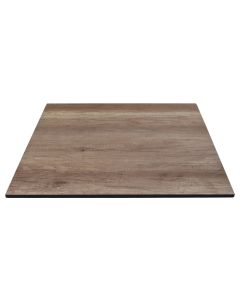 Table top, HPL, brown, 65x65 cm