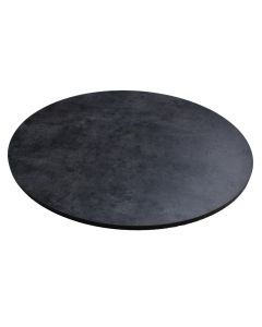 Table top, HPL, black, Dia.60 cm