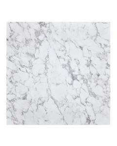 Table top, HPL, white / grey, 65x65 cm