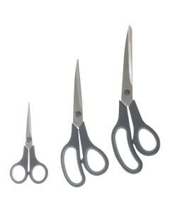 Set kitchen scisors (PC 3), plastic + inox, 25/21/14 cm