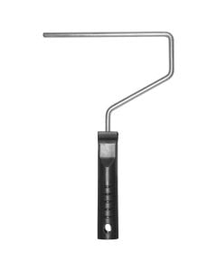 Handle for roller, steel/plastic, 18 cm