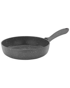 Deep induction pan Germanitium granite, aluminum, gray, Dia.28 cm