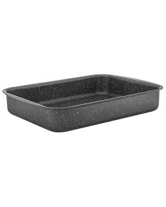 Germanitium granite oven casserole, aluminum, gray, 35x26 cm