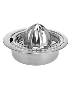 Manual lemon juicer, stainless steel, silver, 17x9 cm