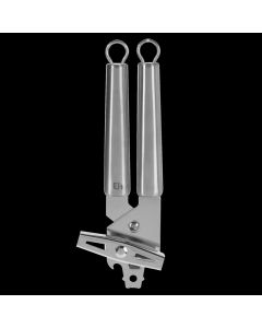 Can opener, inox, chromed, 21.5 cm