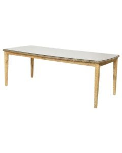 Marseille table, natural wood, natural, 100x220x76 cm