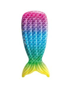 Tube mermaid tail shape, PVC, different colors, 178x71x18 cm