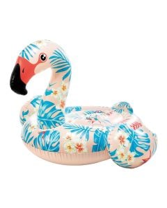 Flamingo shaped circular commode, for children 3+ years old, PVC, pink, 147x140x94 cm