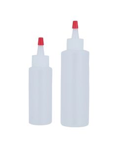 Confectionery squeezing bottle (KP 2), PE, transparent, 120 and 60 ml