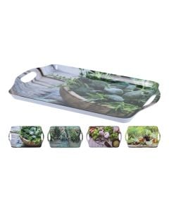 Tray, melamine, different colors, 38x23 cm