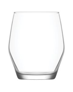 Whiskey glass Elle (PK 3), glass, transparent, 370 cc