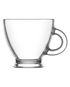 Tea cup Roma (PK 3), glass, transparent, 225 cc