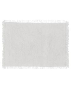 Placemat Maha, cotton, white, 45x30 cm
