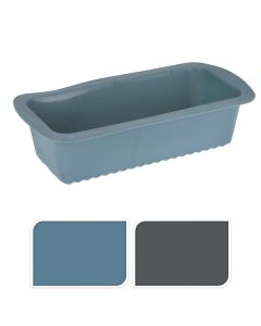 Oven cake pan, silicone, different colors, 24x14 cm
