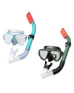 Set of swimming goggles and air tube Bestway, plastic, different colors, 14+ years old