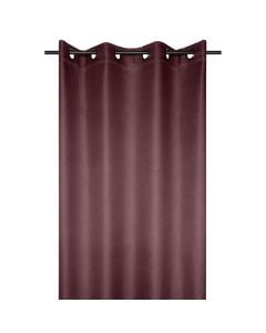 Copenhague full curtain with rings, polyester, crimson, 140x260 cm