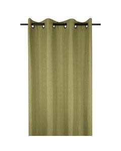 Bea full curtain with rings, polyester, khaki, 140x260 cm