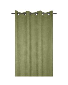 Grammont full curtain with rings, polyester, green, 140x260 cm